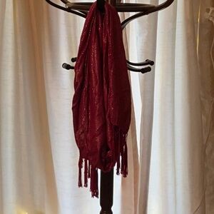 Cejon magenta sparkle scarf